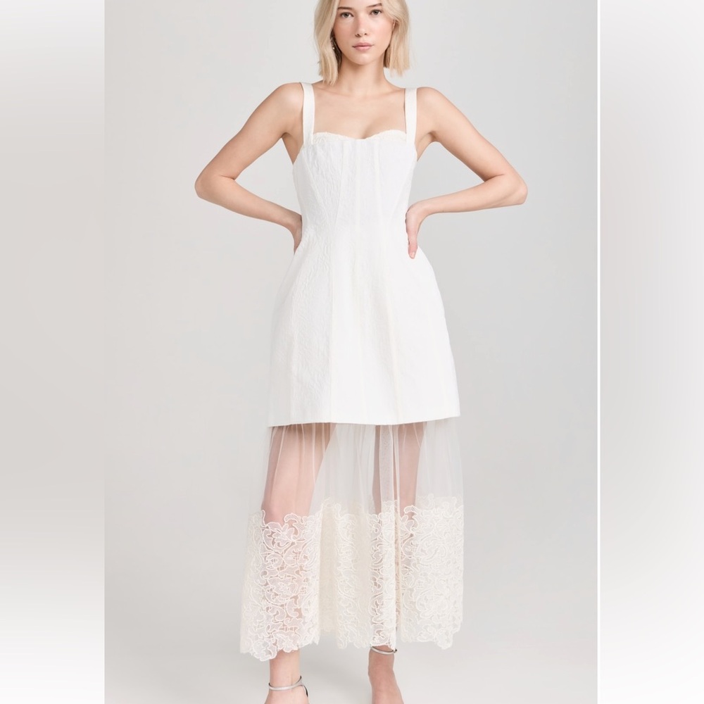 SIMKHAI
Callan Bustier Midi Dress